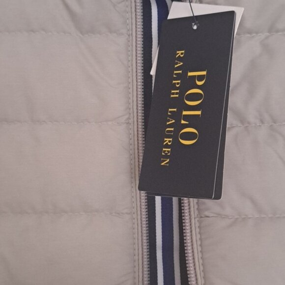 Polo Ralph Lauren NWT  Young Men/Boys  Packable,Dove Grey quilted Vest XL 18-20 - Picture 3 of 6